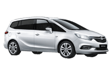 Car Hire Coatbridge - Vauxhall Zafira 7-Seater - Minibus hire Coatbridge